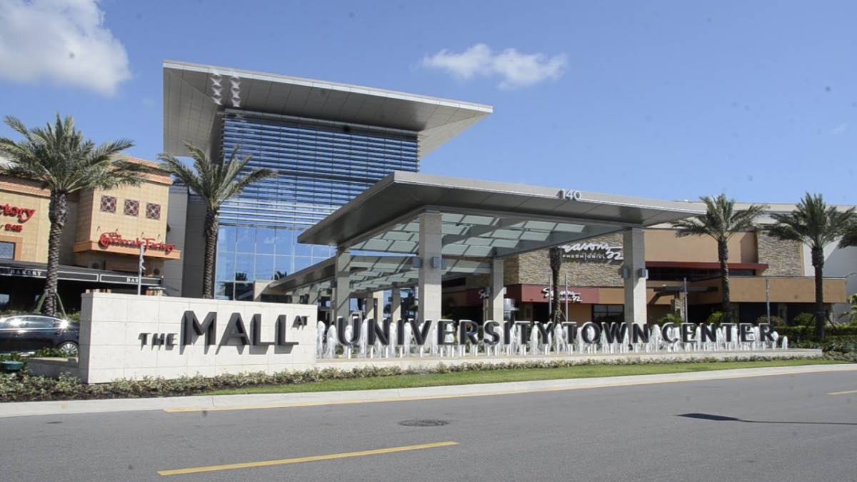 The Mall at UTC in Sarasota, Florida with RVA Vacation Rentals